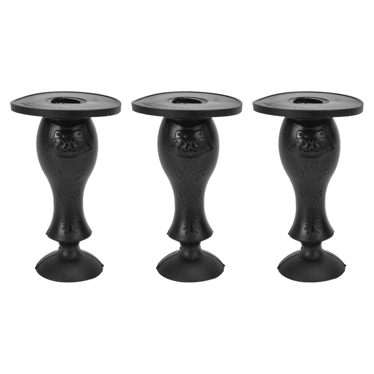 3Pcs Washer Door Stopper Front Load Washing Machine Door Holder Prop Rubber for Family UseBlack