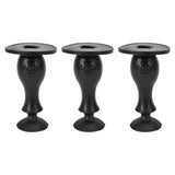 3Pcs Washer Door Stopper Front Load Washing Machine Door Holder Prop Rubber for Family UseBlack