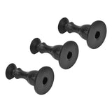 3Pcs Washer Door Stopper Front Load Washing Machine Door Holder Prop Rubber for Family UseBlack - Low Angle