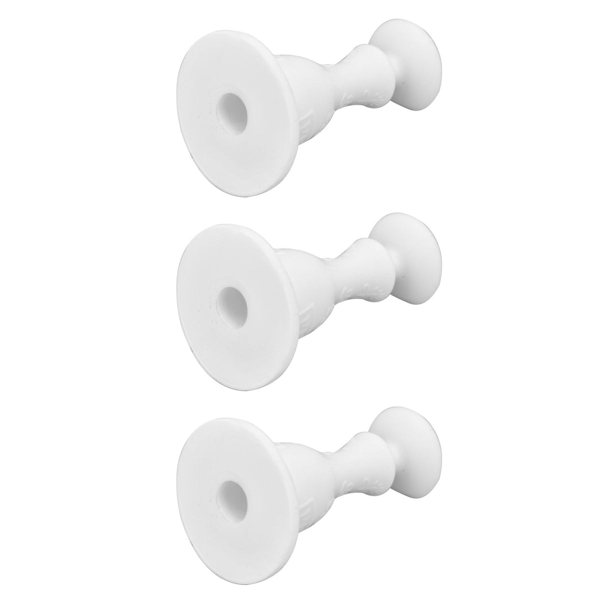 3Pcs Washer Door Stopper Front Load Washing Machine Door Holder Prop Rubber for Family UseWhite