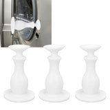 3Pcs Washer Door Stopper Front Load Washing Machine Door Holder Prop Rubber for Family UseWhite