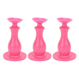 3Pcs Washer Door Stopper Front Load Washing Machine Door Holder Prop Rubber for Family UsePink