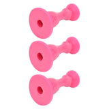 3Pcs Washer Door Stopper Front Load Washing Machine Door Holder Prop Rubber for Family UsePink - Close-Up Angle