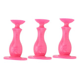 3Pcs Washer Door Stopper Front Load Washing Machine Door Holder Prop Rubber for Family UsePink