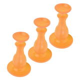 3Pcs Washer Door Stopper Front Load Washing Machine Door Holder Prop Rubber for Family UseOrange - Rear View