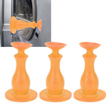 3Pcs Washer Door Stopper Front Load Washing Machine Door Holder Prop Rubber for Family UseOrange - Extra Image