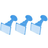3Pcs Washer Door Prop Tower Type Soft Durable Suction Cup Design Front Load Washing Machine Door PropBlue - Rear View