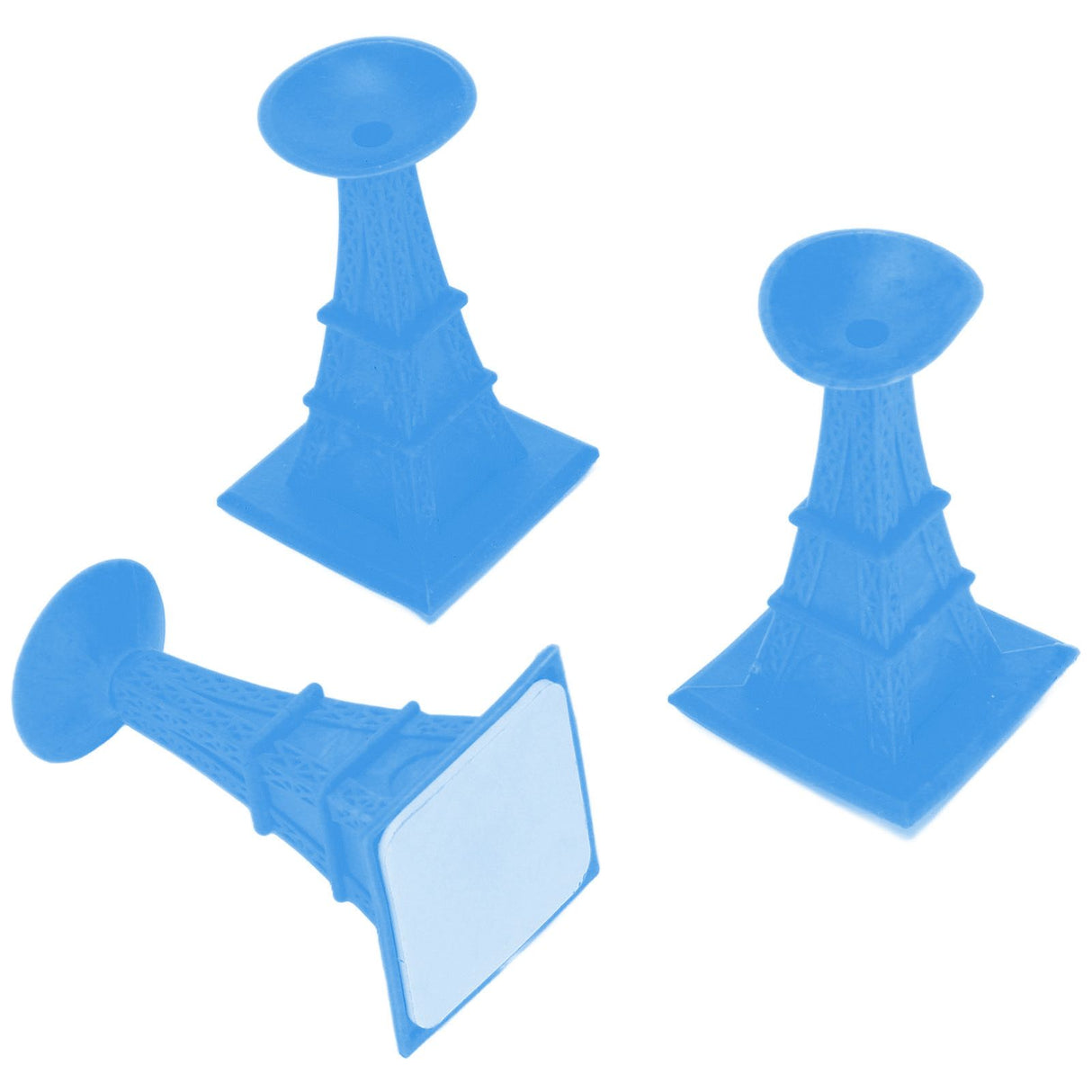 3Pcs Washer Door Prop Tower Type Soft Durable Suction Cup Design Front Load Washing Machine Door PropBlue