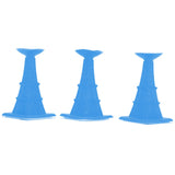 3Pcs Washer Door Prop Tower Type Soft Durable Suction Cup Design Front Load Washing Machine Door PropBlue