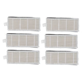6pcs/set Sweeper Filter Replacement Parts for Lydsto R1 Filter Element Filter Screen Kit - Low Angle