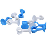 10Pcs Washer Door Prop Soft Durable Rubber Suction Cup Design Keey Dryness Air Circulation Washing Machine Door Prop - 45-Degree Angle