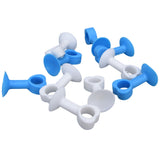 10Pcs Washer Door Prop Soft Durable Rubber Suction Cup Design Keey Dryness Air Circulation Washing Machine Door Prop - Rear View