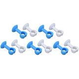 10Pcs Washer Door Prop Soft Durable Rubber Suction Cup Design Keey Dryness Air Circulation Washing Machine Door Prop - Close-Up Angle