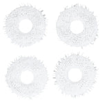 4Pcs Sweeper Replacement Mop Cloth Cleaning Mop Pad Non Woven Cloth for N9+ Sweeper Robot