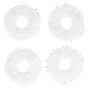 4Pcs Sweeper Replacement Mop Cloth Cleaning Mop Pad Non Woven Cloth for N9+ Sweeper Robot