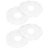 4Pcs Sweeper Replacement Mop Cloth Cleaning Mop Pad Non Woven Cloth for N9+ Sweeper Robot - Rear View