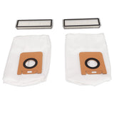 2set Cleaner Filter Dust Bag Set Improving Cleaning Efficiency Replaceable Filter Dust Bag for Dreame L10plus Sweeper - Front View