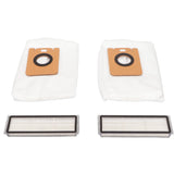 2set Cleaner Filter Dust Bag Set Improving Cleaning Efficiency Replaceable Filter Dust Bag for Dreame L10plus Sweeper - Top-Down View