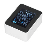 5 in 1 Air Quality Monitor Bluetooth APP Carbon Dioxide Detector USB Charging TVOC Temperature Humidity HCHO CO2 Tester