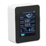 5 in 1 Air Quality Monitor Bluetooth APP Carbon Dioxide Detector USB Charging TVOC Temperature Humidity HCHO CO2 Tester - Extra Image