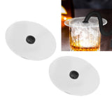2Pcs/Set Smoke Infuser Lid Cocktail Drinks Round Cover for Beverages Wine Cocktails Whiskey - Extra Image