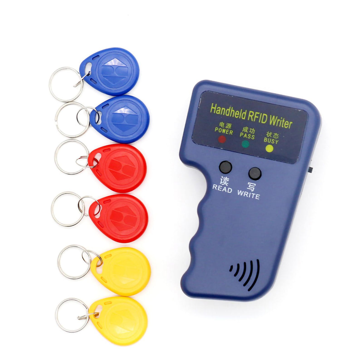 Handheld ID Writer 125KHZ ID Card Reader Writer ID Card Duplicator for Household Office