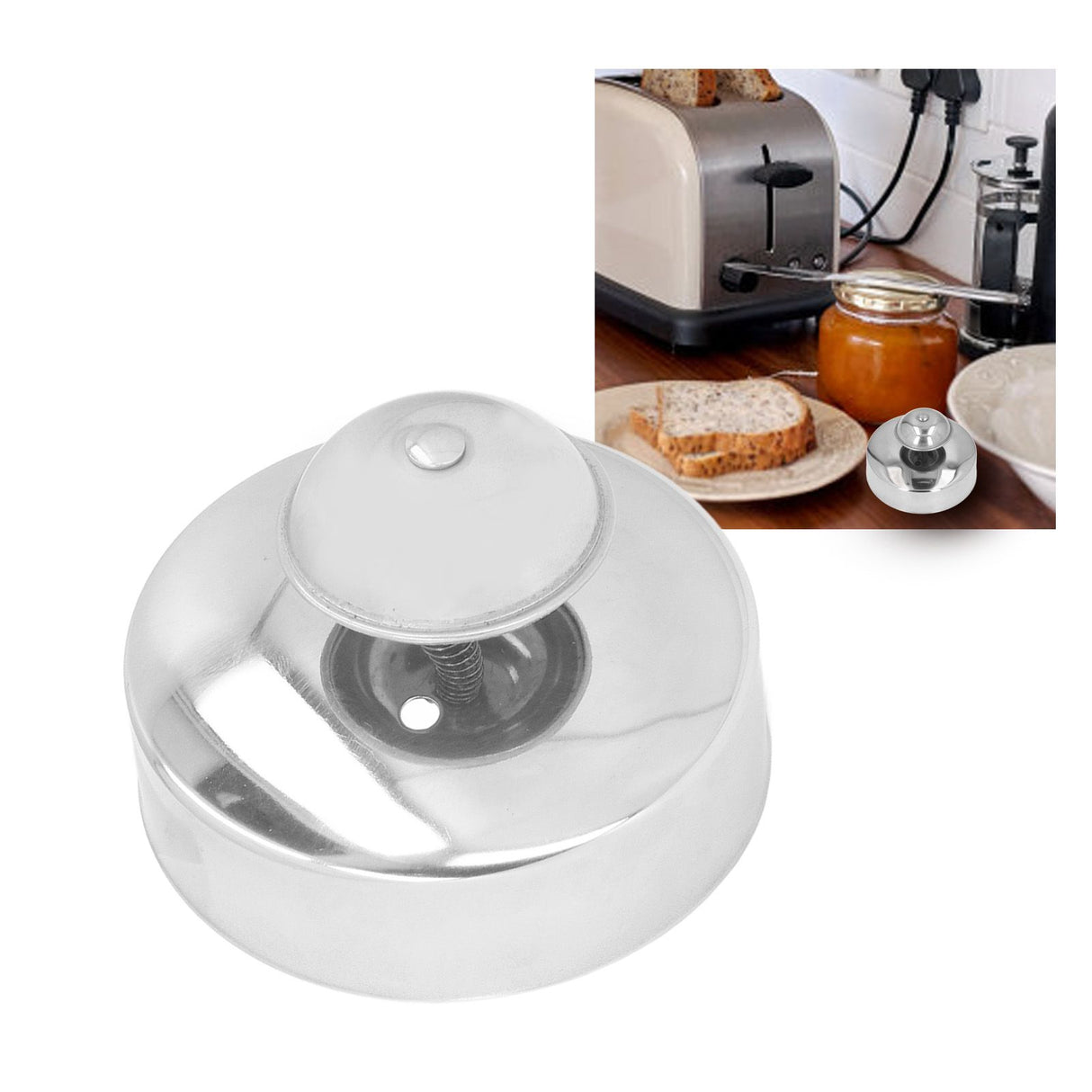 Sandwiches Sealing Mould Push Type Stainless Steel Material Human Body Design Spring Design Easy Use Cake Cutting Tools