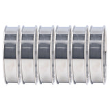 6 PCS Crumpet Rings Double Volume Easy Demoulding DIY Stainless Steel English Muffin Rings for Home Food Making Tool10cm / 3.9in