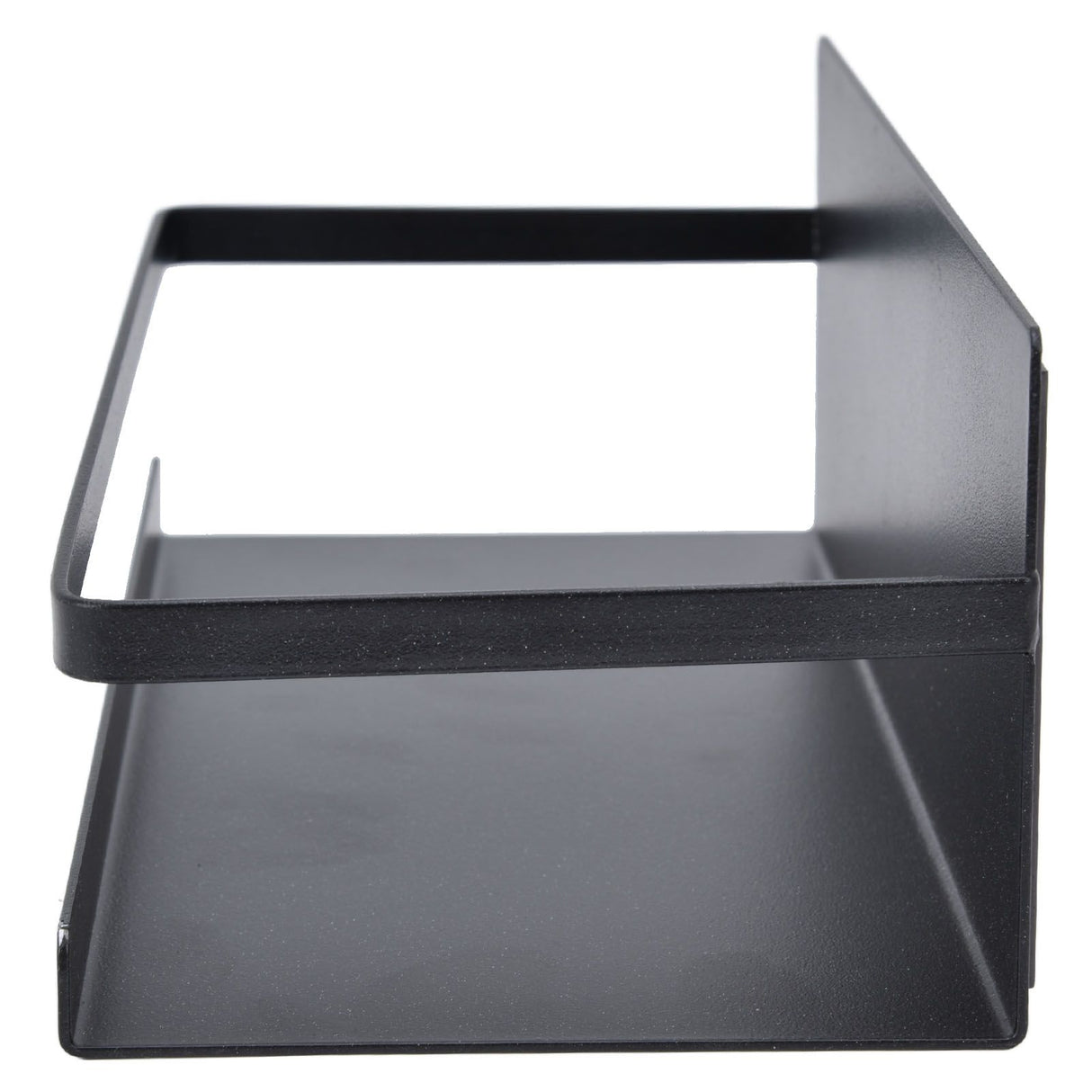 Kitchen Rack Space Saving Spice Shelf Organizer Magnetic Single Tier Iron for StorageBlack