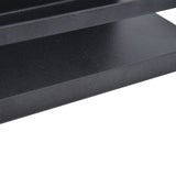 Kitchen Rack Space Saving Spice Shelf Organizer Magnetic Single Tier Iron for StorageBlack - Extra Image