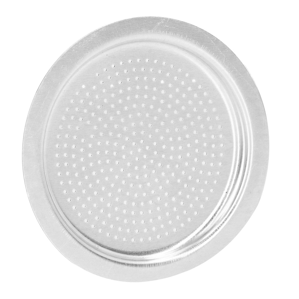 Coffee Pot Filter Sealing Ring and Filter Set Reusable Aluminum Filter Disc for Coffee Makingfor 6 People