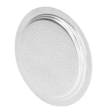 Coffee Pot Filter Sealing Ring and Filter Set Reusable Aluminum Filter Disc for Coffee Makingfor 6 People