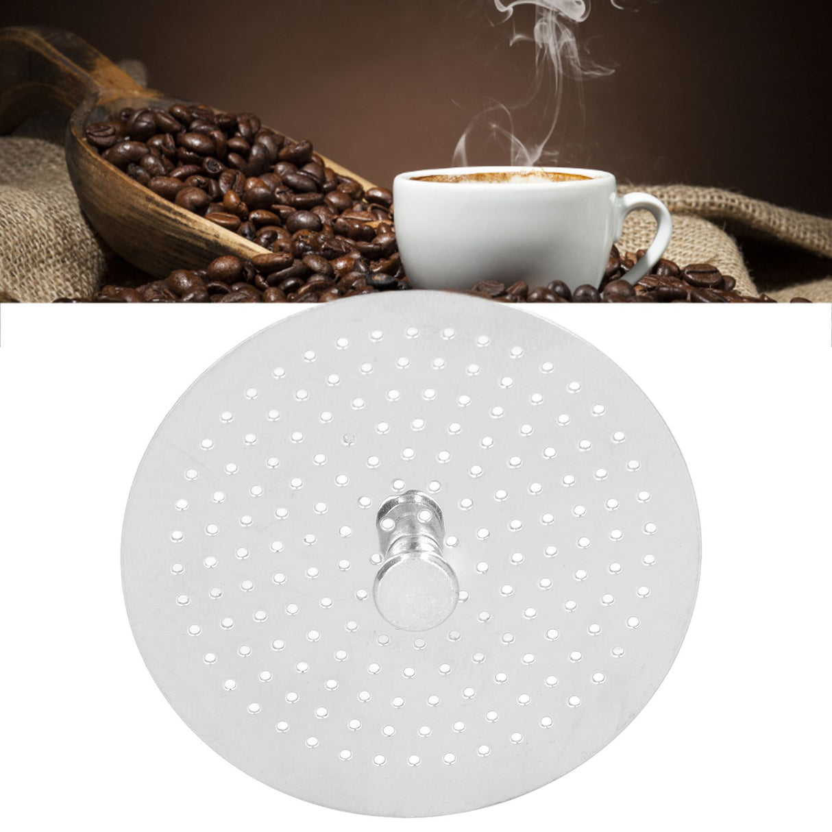 2pcs Coffee Press Replacement Filter Professional Coffee Press Replacement Filter Screen for Coffee House Restaurant4 Servings