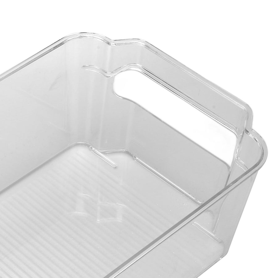 Refrigerator Storage Container PET Large Capacity Visual Design Safe Harmless Food Storage BoxSmall