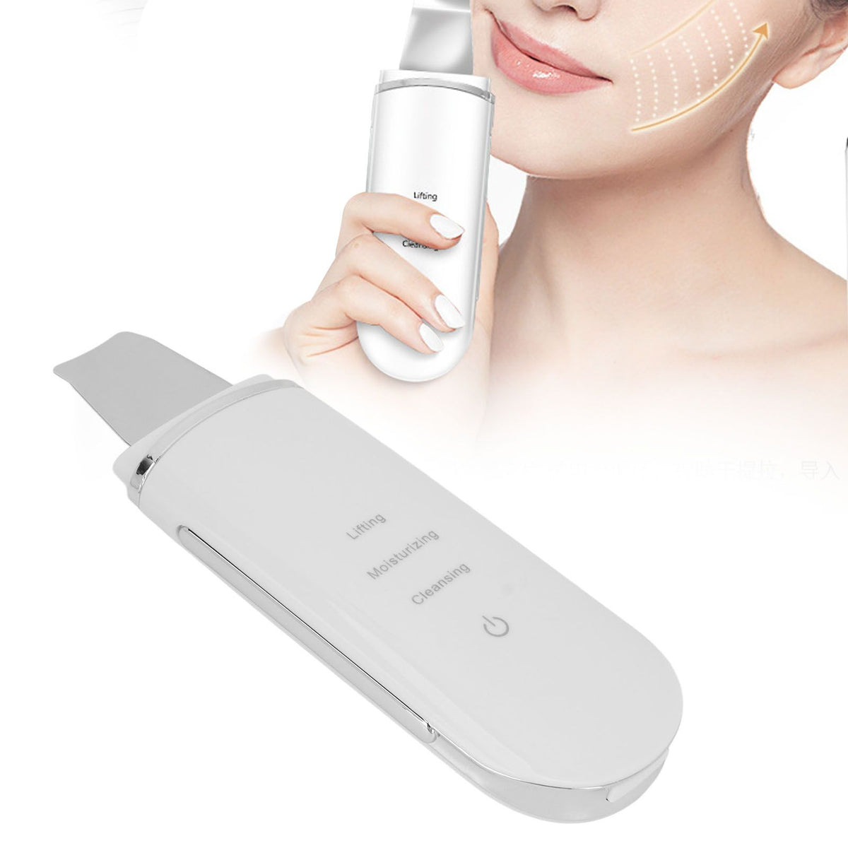 Ultrasonic Skin Scrubber Exfoliator Blackhead Removal Multifunctional Facial Skin Scrubber for Deep Cleansing