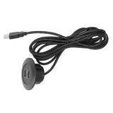 Sofa USB Charging Socket Flush Mount Installation Dual USB Charging Ports Socket for Home UseBlack