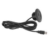 Sofa USB Charging Socket Flush Mount Installation Dual USB Charging Ports Socket for Home UseBlack