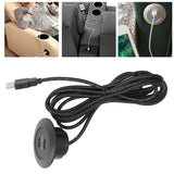 Sofa USB Charging Socket Flush Mount Installation Dual USB Charging Ports Socket for Home UseBlack - Extra Image