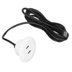 Sofa USB Charging Socket Flush Mount Installation Dual USB Charging Ports Socket for Home UseWhite