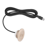 Sofa USB Charging Socket Flush Mount Installation Dual USB Charging Ports Socket for Home UseGold