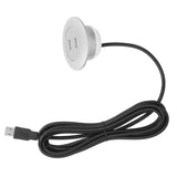 Sofa USB Charging Socket Flush Mount Installation Dual USB Charging Ports Socket for Home UseSilver - Close-Up Angle