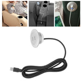 Sofa USB Charging Socket Flush Mount Installation Dual USB Charging Ports Socket for Home UseSilver
