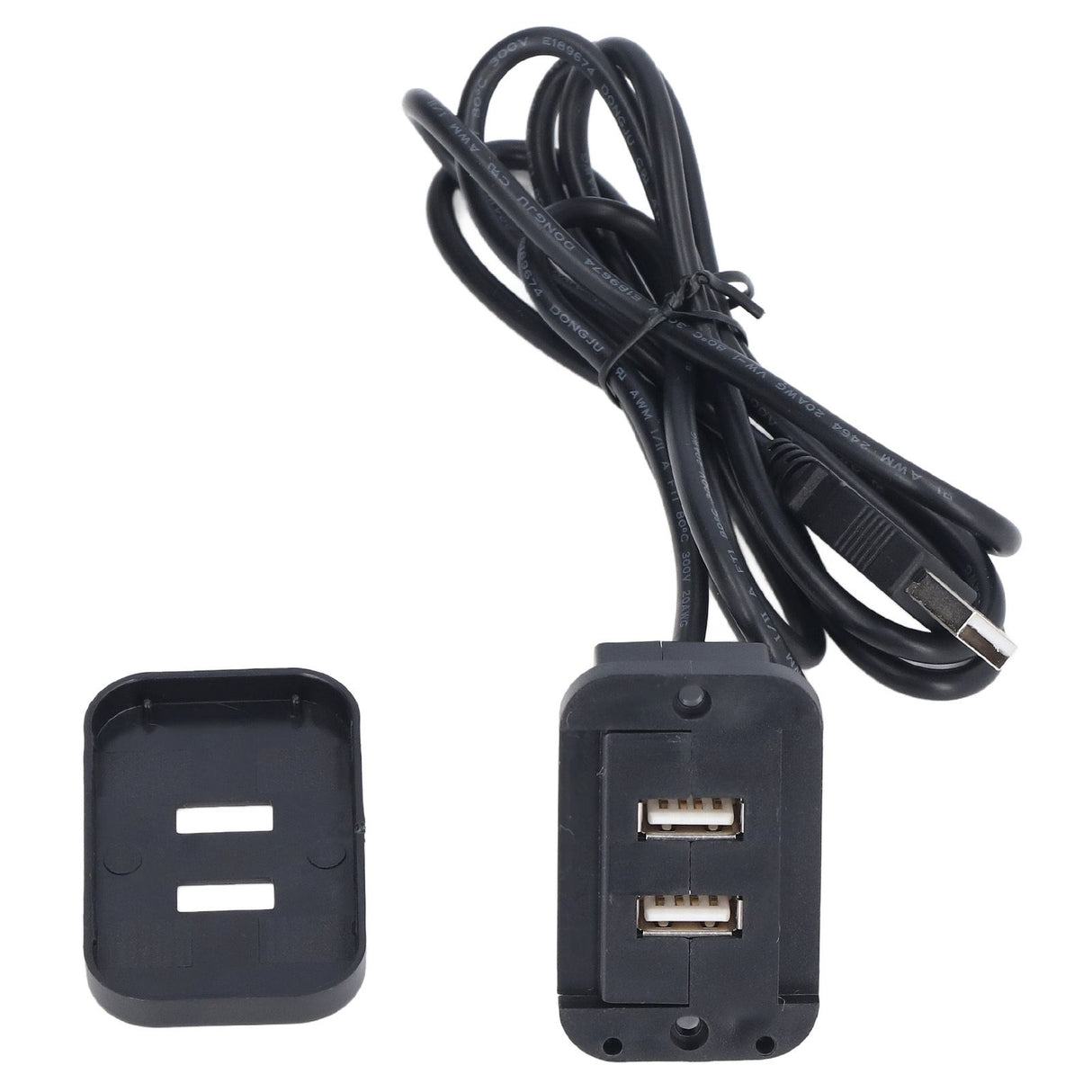 Double USB Charge Station 5V Sofa Recessed USB Power Hub Wiring Board Power Outlet Socket for Household
