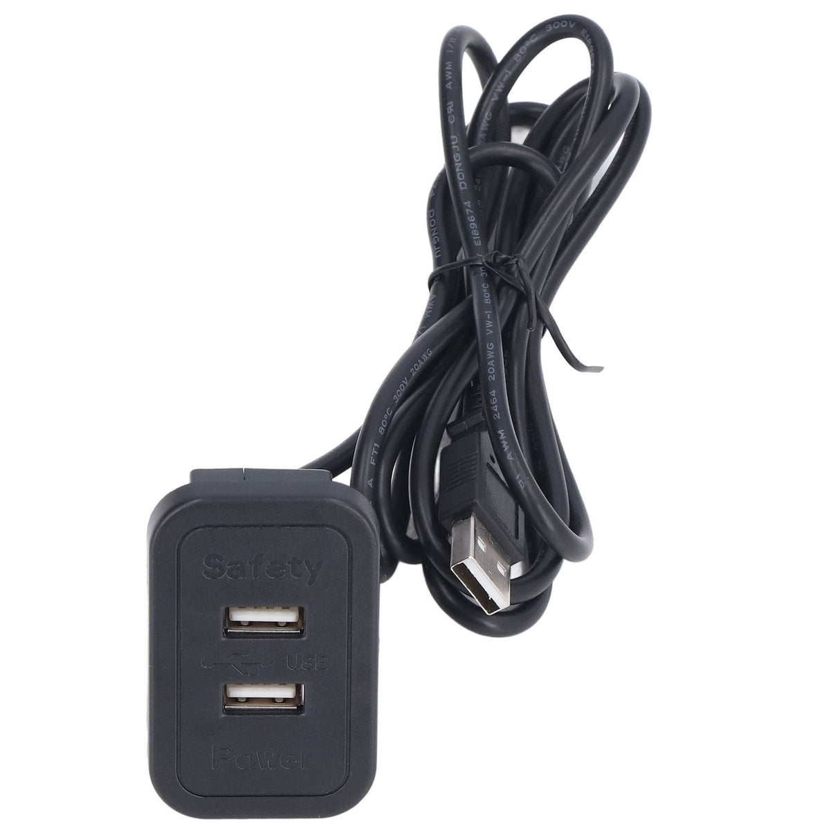 Double USB Charge Station 5V Sofa Recessed USB Power Hub Wiring Board Power Outlet Socket for Household