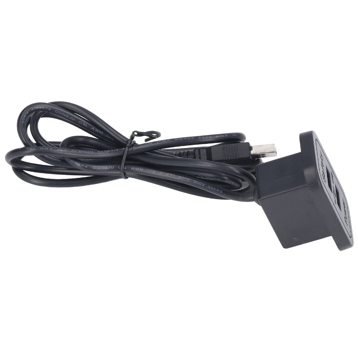 Double USB Charge Station 5V Sofa Recessed USB Power Hub Wiring Board Power Outlet Socket for Household