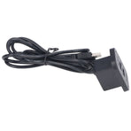 Double USB Charge Station 5V Sofa Recessed USB Power Hub Wiring Board Power Outlet Socket for Household