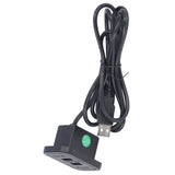 Double USB Charge Station 5V Sofa Recessed USB Power Hub Wiring Board Power Outlet Socket for Household