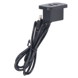 Double USB Charge Station 5V Sofa Recessed USB Power Hub Wiring Board Power Outlet Socket for Household