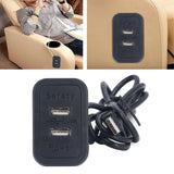 Double USB Charge Station 5V Sofa Recessed USB Power Hub Wiring Board Power Outlet Socket for Household