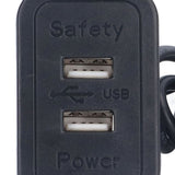 Double USB Charge Station 5V Sofa Recessed USB Power Hub Wiring Board Power Outlet Socket for Household